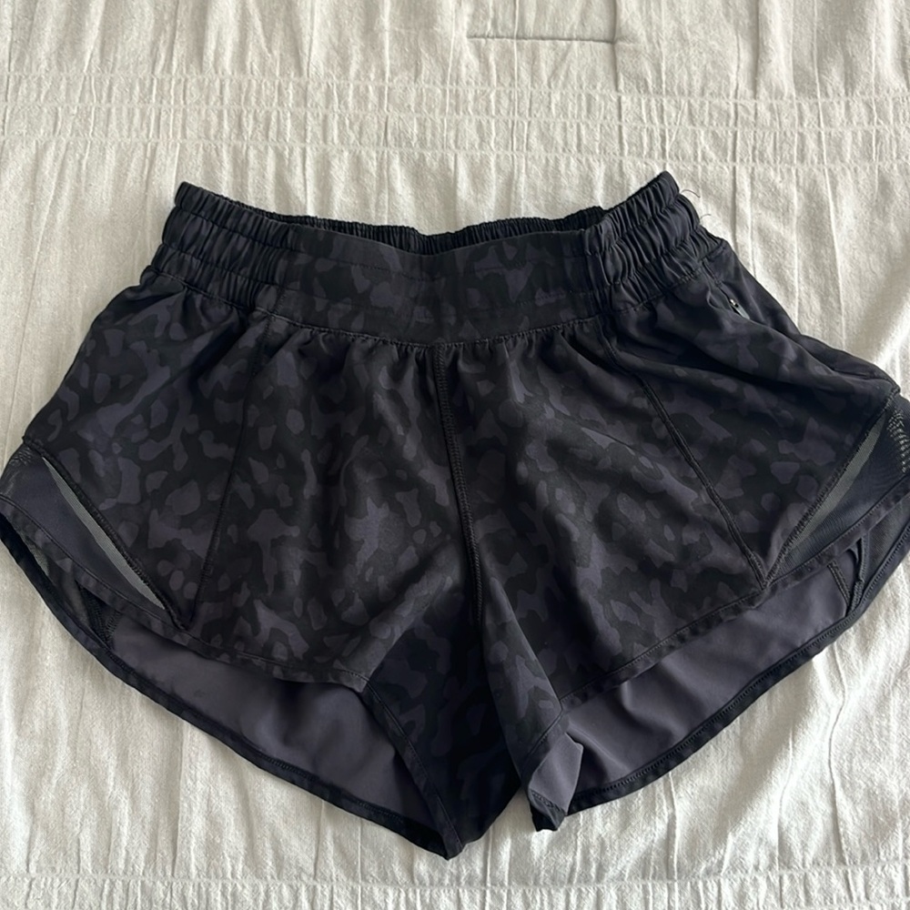Lululemon cheetah print shorts size 2!
